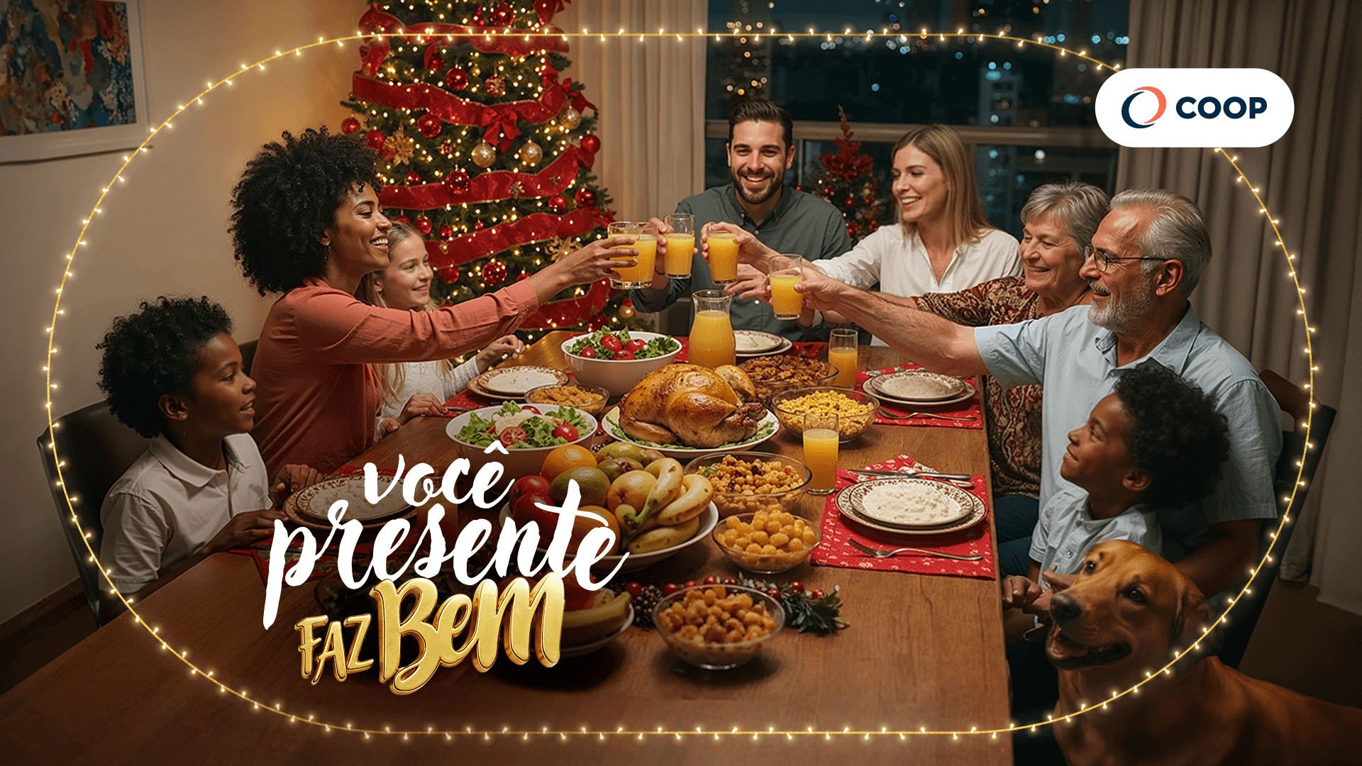 Banner sobre o natal Coop